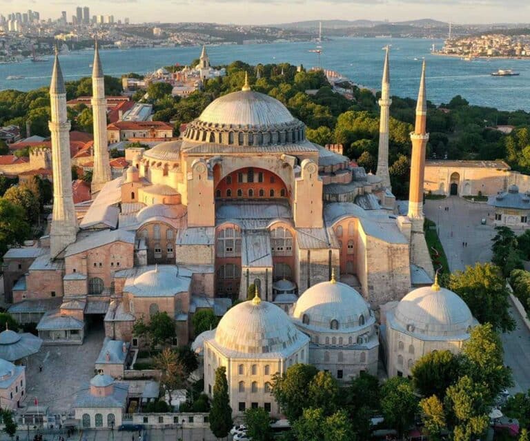 Ayasofyanın dış mekan görüntüsü